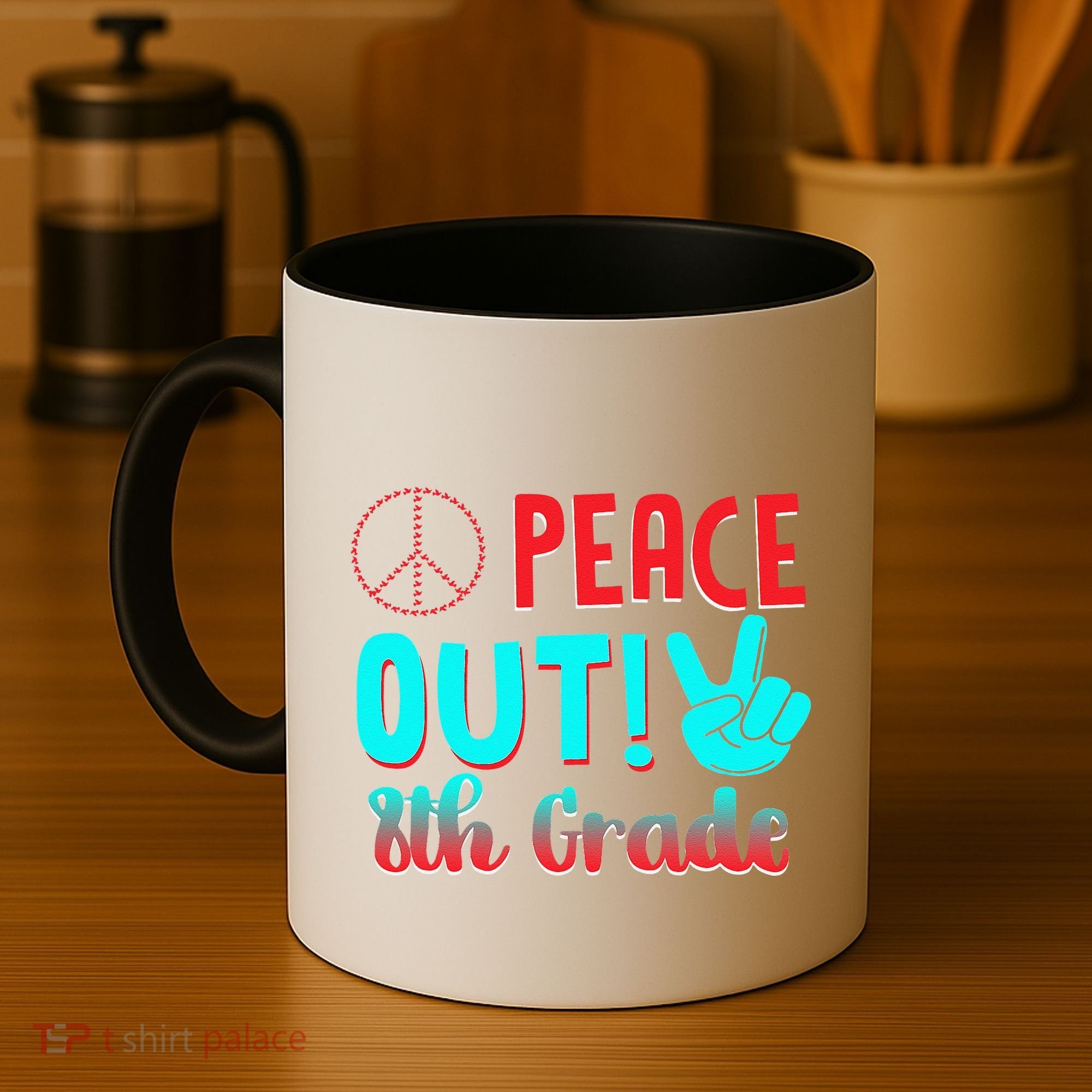 Last Day Of School Peace Out! 8th Grade Coffee Mug