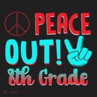 Last Day Of School Peace Out! 8th Grade Beanie thumb 2