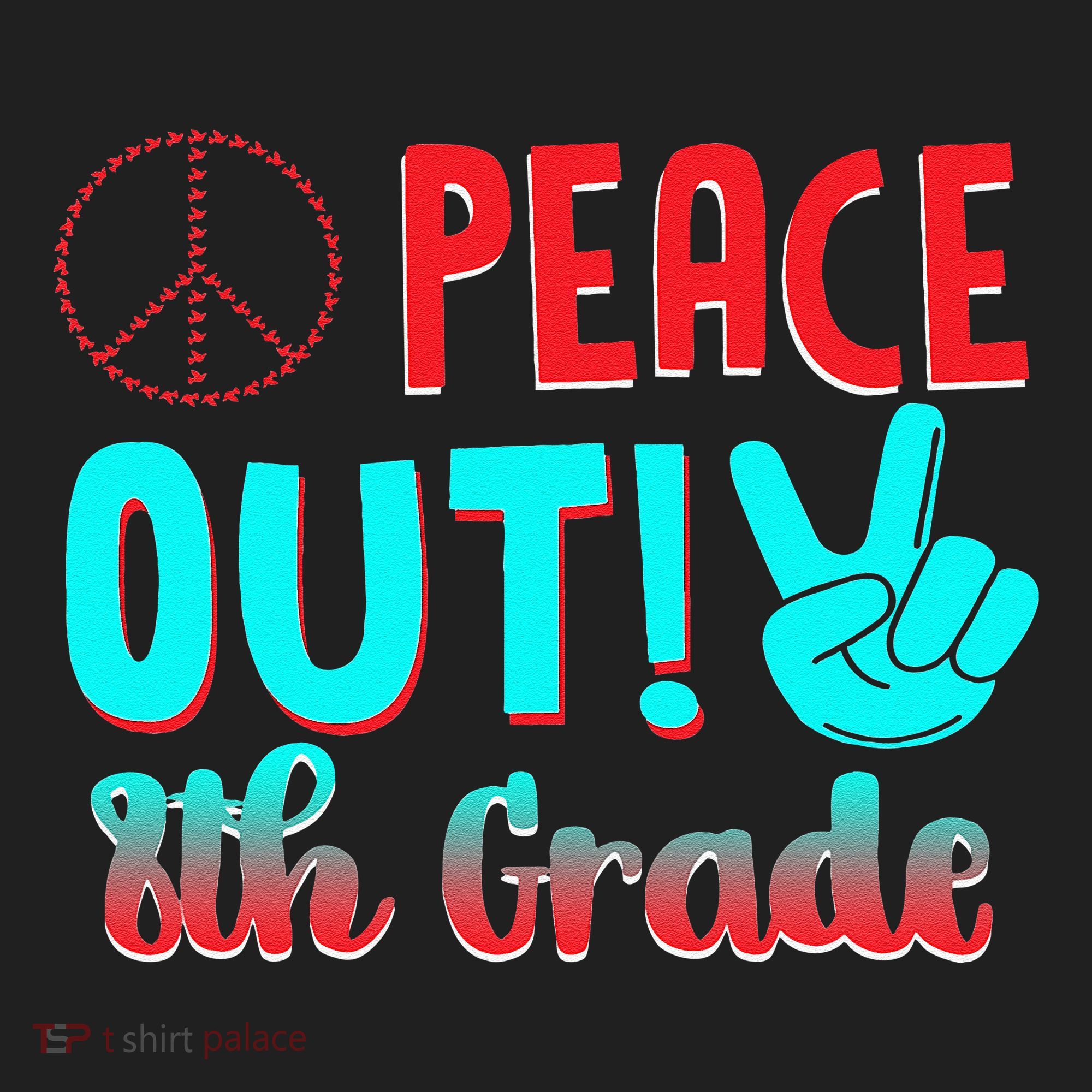 Last Day Of School Peace Out! 8th Grade Beanie