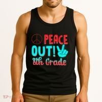 Last Day Of School Peace Out! 8th Grade Tank Top thumb 3