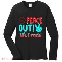 Last Day Of School Peace Out! 8th Grade Women's Long Sleeve Shirt thumb 0