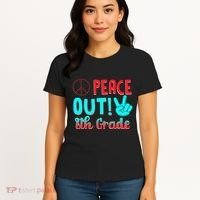Last Day Of School Peace Out! 8th Grade Women's T-Shirt thumb 4
