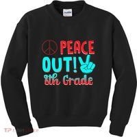 Last Day Of School Peace Out! 8th Grade Kids Sweatshirt thumb 0