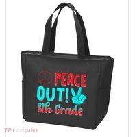 Last Day Of School Peace Out! 8th Grade Tote Bag thumb 3