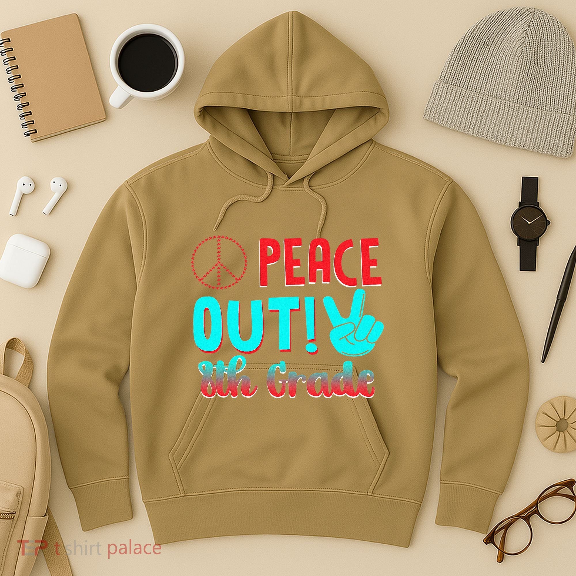 Last Day Of School Peace Out! 8th Grade Hoodie