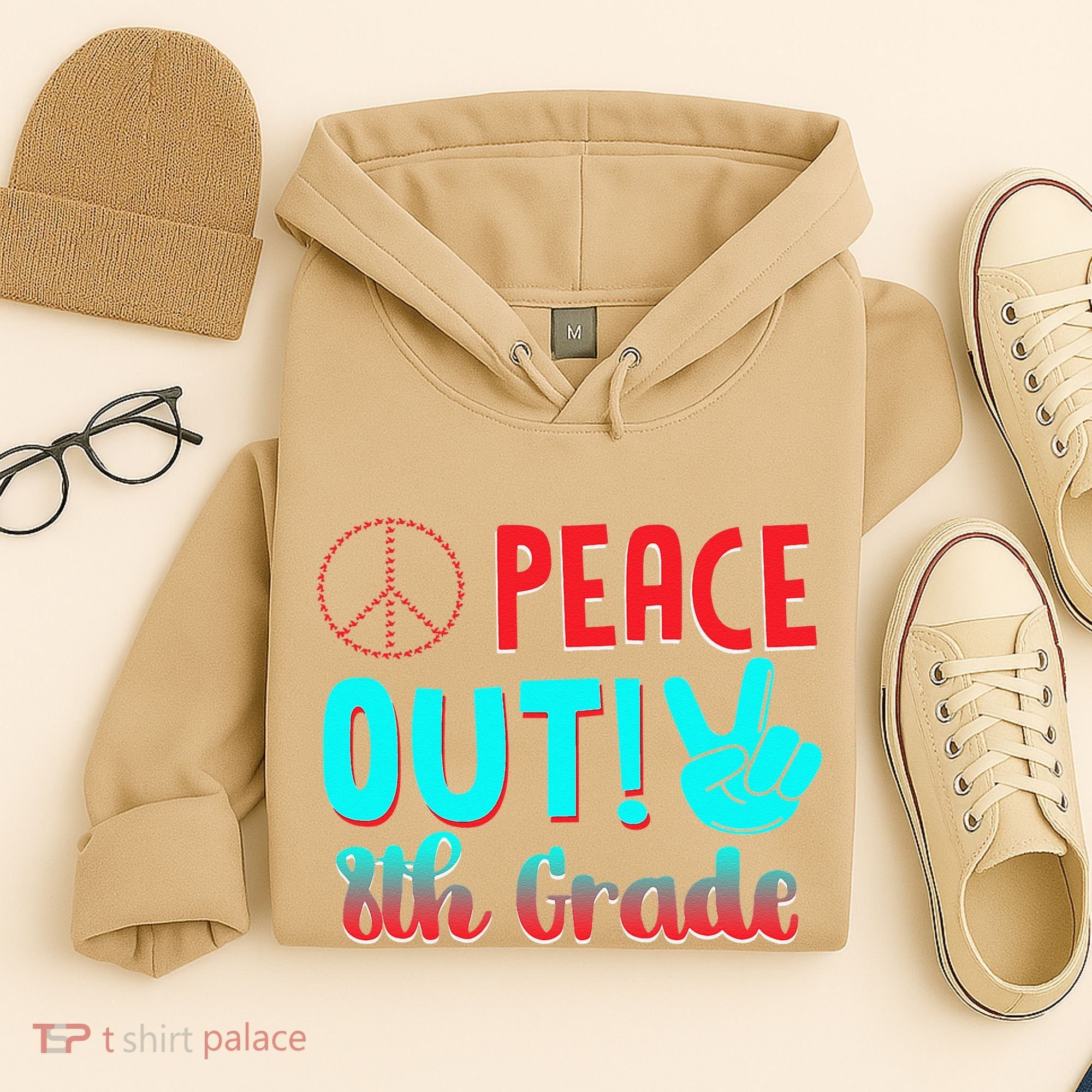 Last Day Of School Peace Out! 8th Grade Hoodie