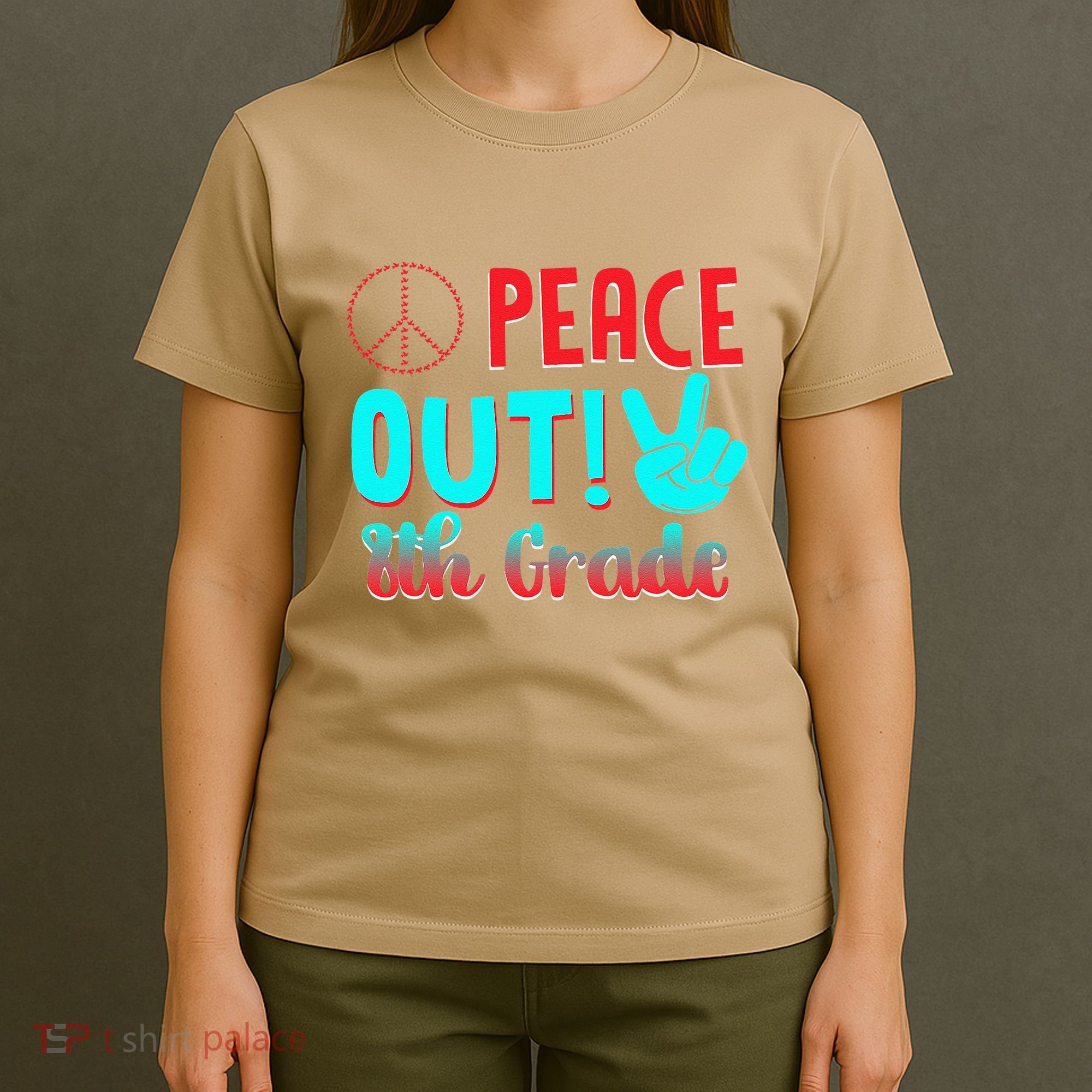Last Day Of School Peace Out! 8th Grade T-Shirt