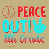 Last Day Of School Peace Out! 8th Grade Mousepad thumb 1