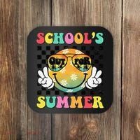 Last Day Of School Smile Teacher Schools Out For Summer Coaster thumb 0