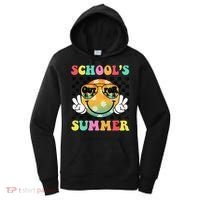 Last Day Of School Smile Teacher Schools Out For Summer Women's Hoodie thumb 0