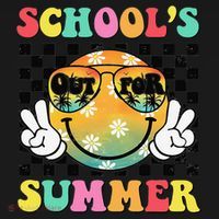 Last Day Of School Smile Teacher Schools Out For Summer Kids Sweatshirt thumb 2