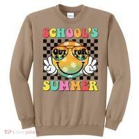 Last Day Of School Smile Teacher Schools Out For Summer Sweatshirt thumb 0