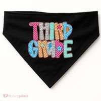 Last Day Of School Third Grade Graduation Teacher Student USA-Made Doggie Bandana thumb 0