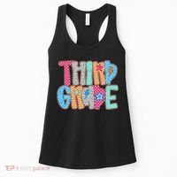 Last Day Of School Third Grade Graduation Teacher Student Women's Tank Top thumb 0