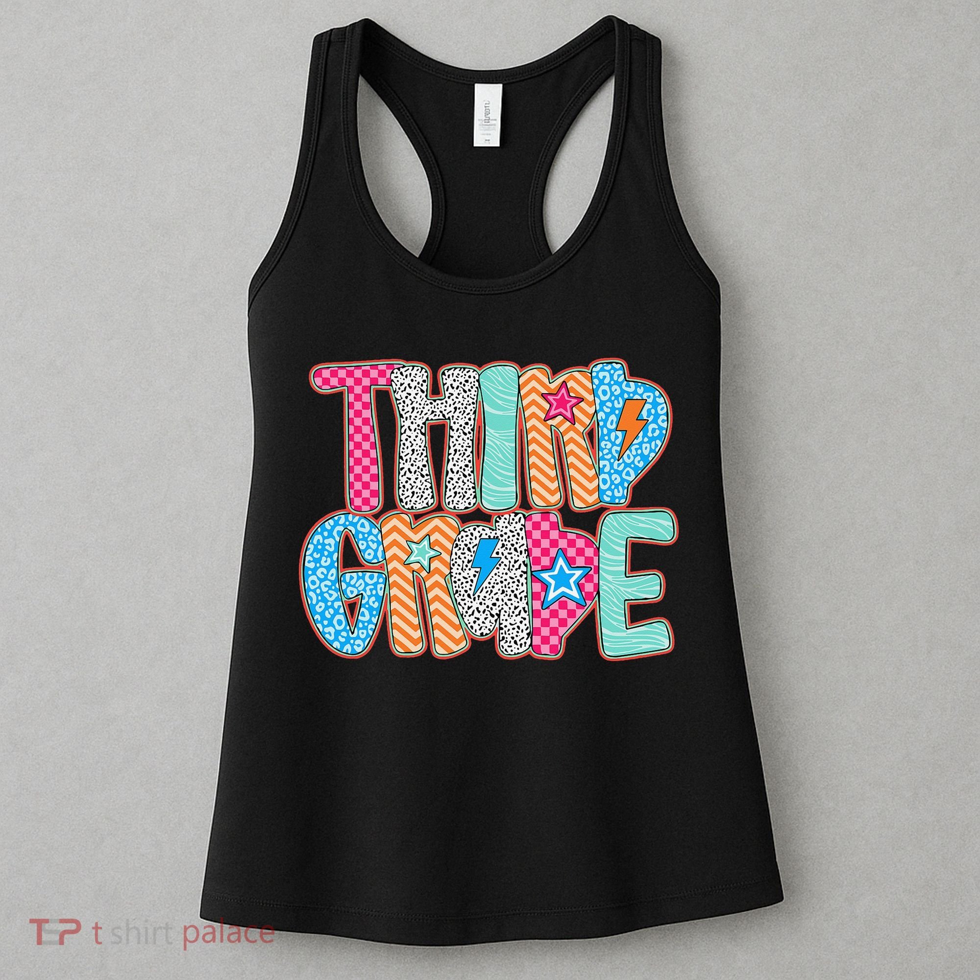 Last Day Of School Third Grade Graduation Teacher Student Women's Tank Top