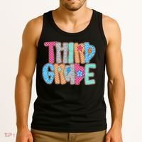 Last Day Of School Third Grade Graduation Teacher Student Tank Top thumb 3