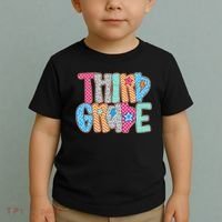 Last Day Of School Third Grade Graduation Teacher Student Toddler T-Shirt thumb 2