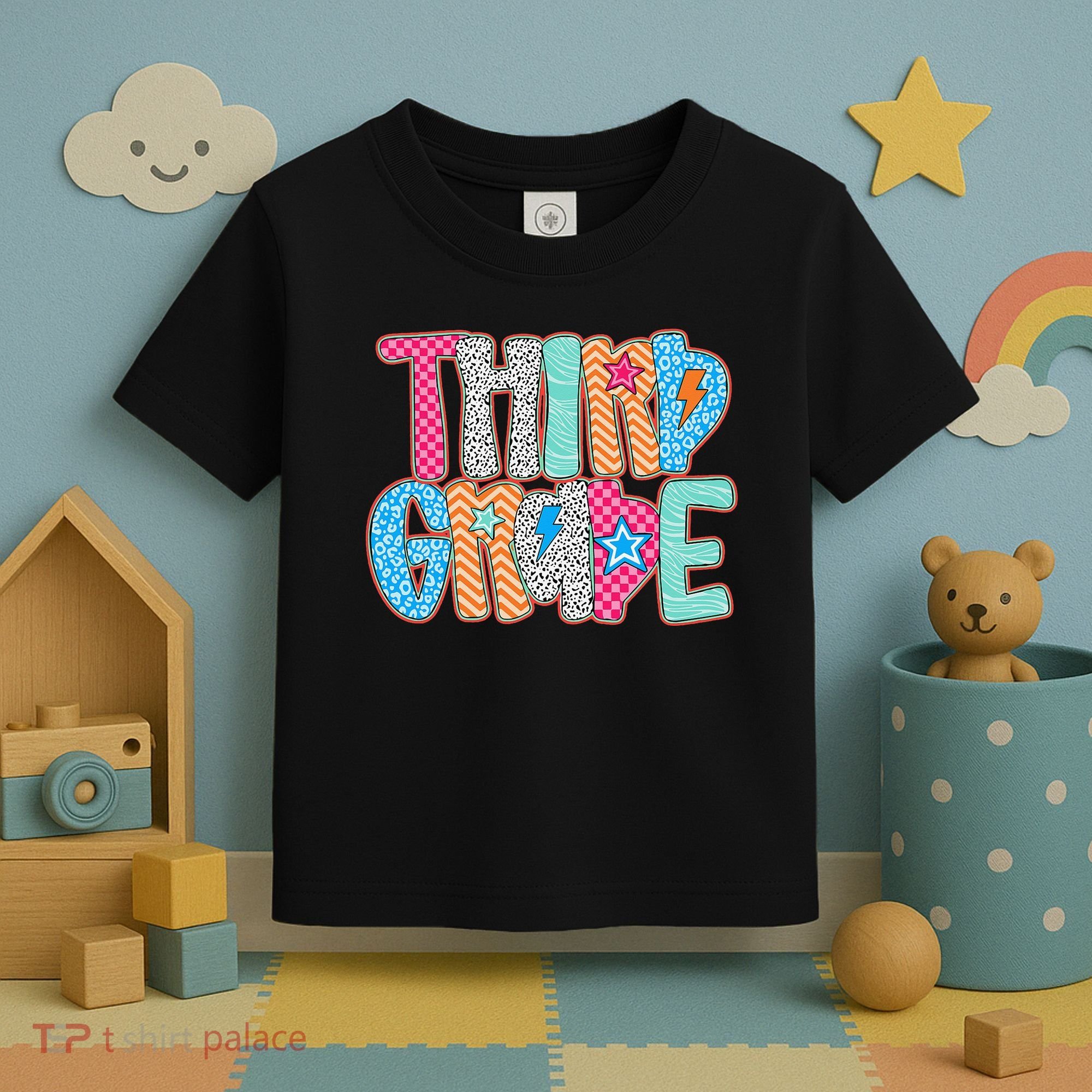 Last Day Of School Third Grade Graduation Teacher Student Toddler T-Shirt