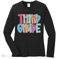 Last Day Of School Third Grade Graduation Teacher Student Women's Long Sleeve Shirt thumb 0