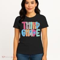 Last Day Of School Third Grade Graduation Teacher Student Women's T-Shirt thumb 4
