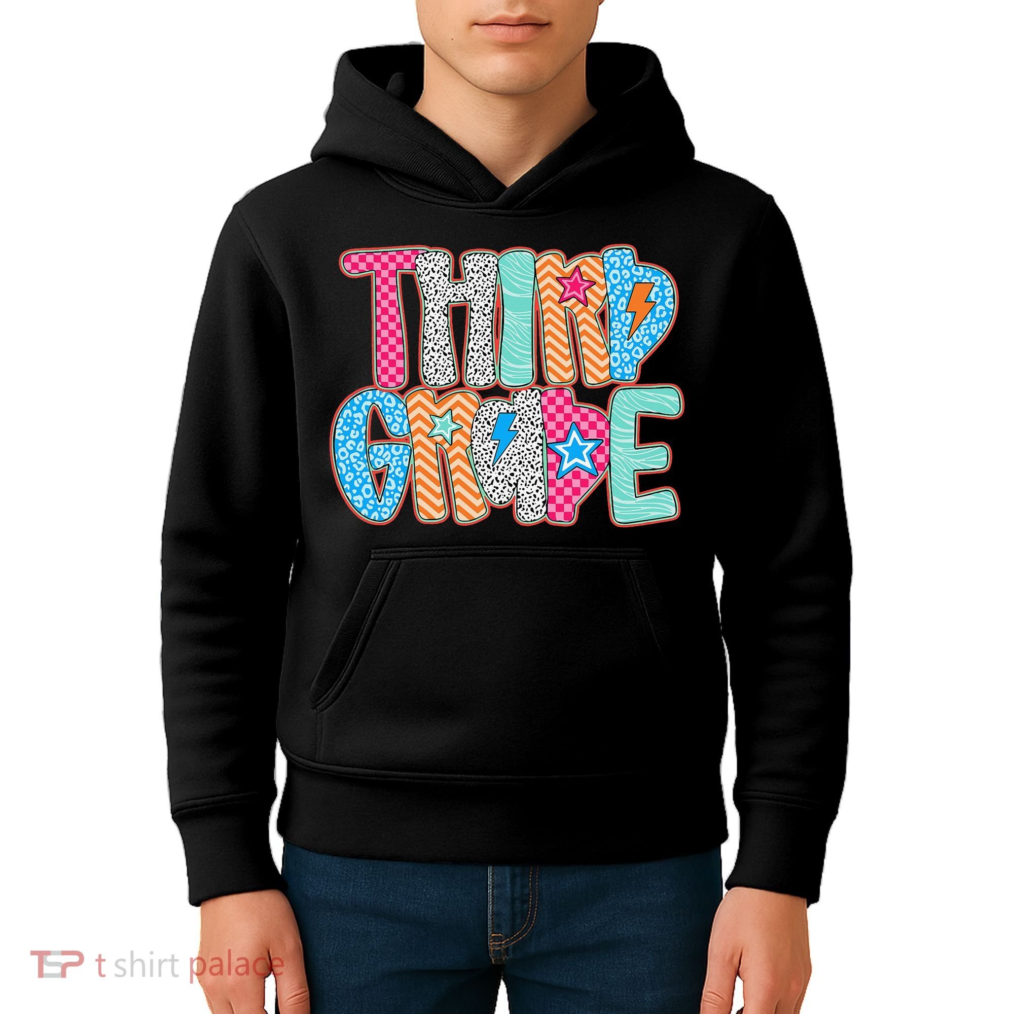 Last Day Of School Third Grade Graduation Teacher Student Kids Hoodie
