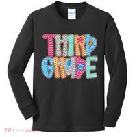 Last Day Of School Third Grade Graduation Teacher Student Kids Long Sleeve Shirt thumb 0