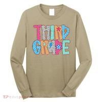 Last Day Of School Third Grade Graduation Teacher Student Long Sleeve Shirt thumb 0