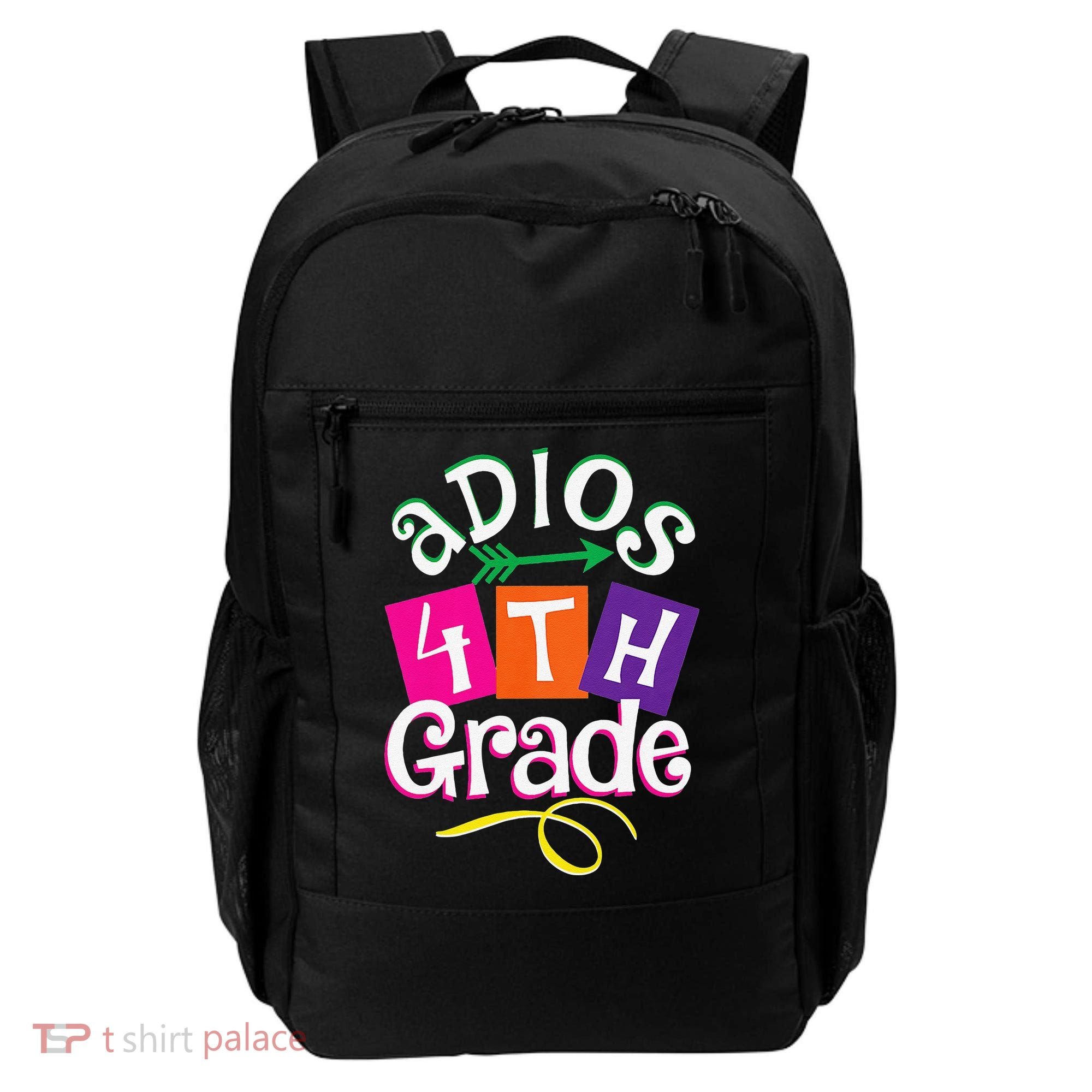 Last Day Of School Adios 4th Grade Graduation Premium Backpack