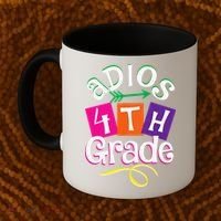 Last Day Of School Adios 4th Grade Graduation Premium Coffee Mug thumb 2
