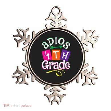 Last Day Of School Adios 4th Grade Graduation Premium Ornament