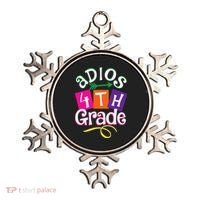 Last Day Of School Adios 4th Grade Graduation Premium Ornament thumb 0