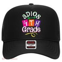 Last Day Of School Adios 4th Grade Graduation Premium Hat thumb 0