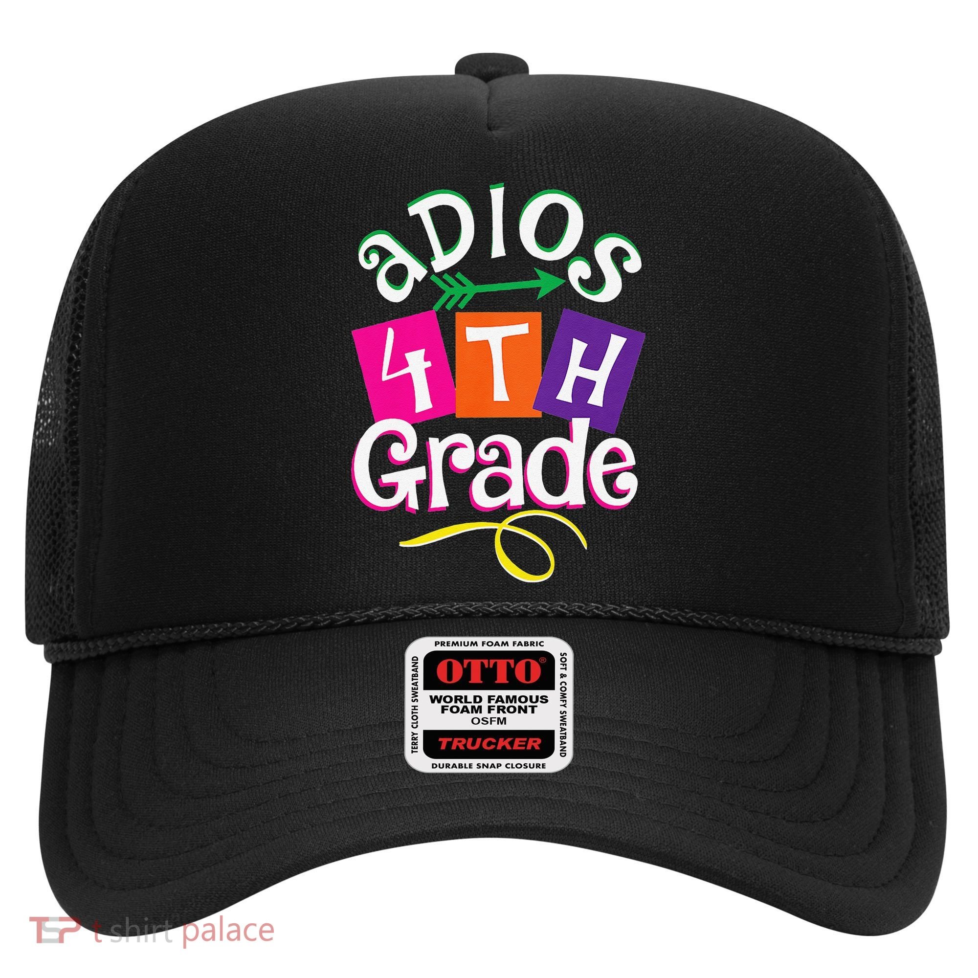 Last Day Of School Adios 4th Grade Graduation Premium Hat
