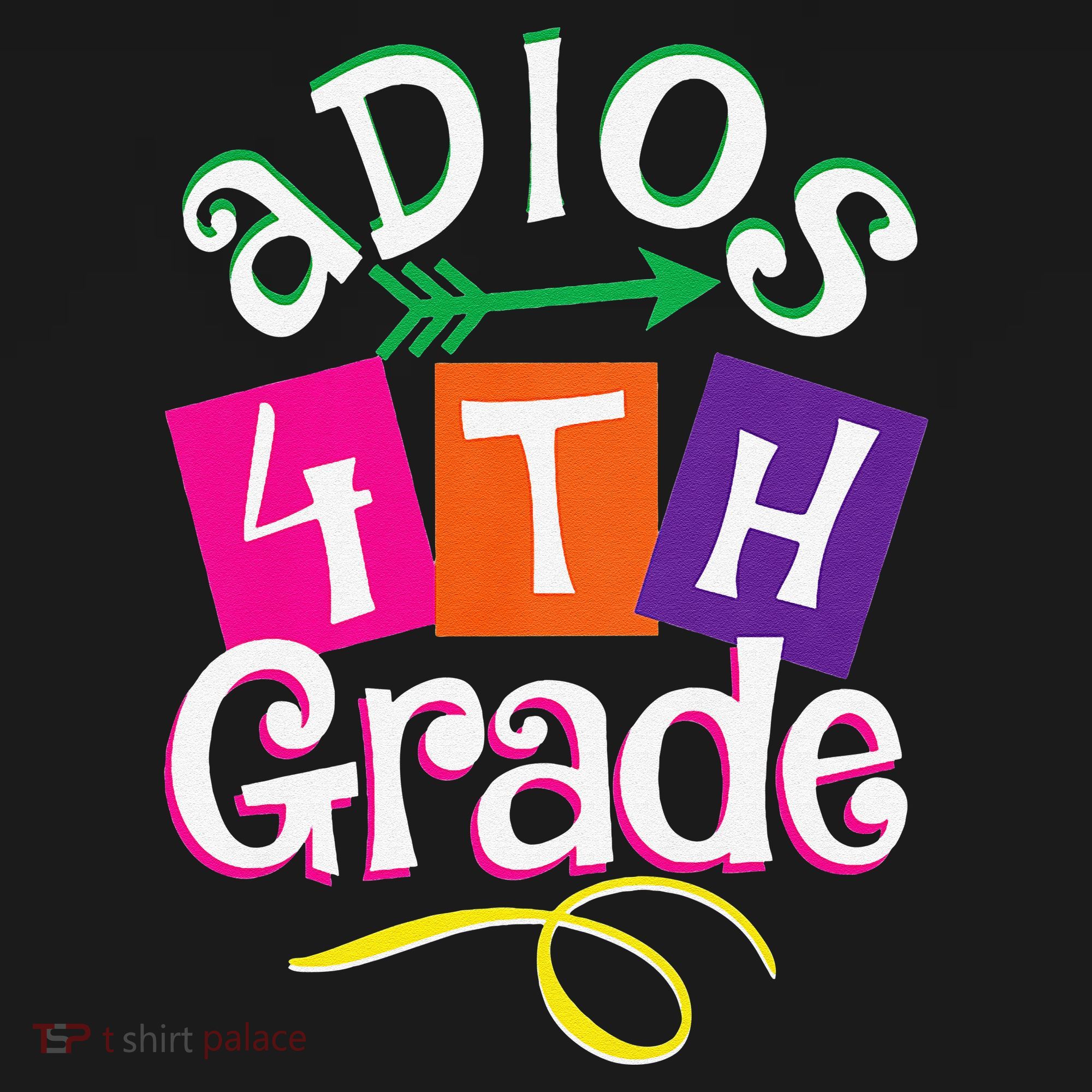 Last Day Of School Adios 4th Grade Graduation Premium Toddler Hoodie