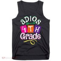 Last Day Of School Adios 4th Grade Graduation Premium Tank Top thumb 0