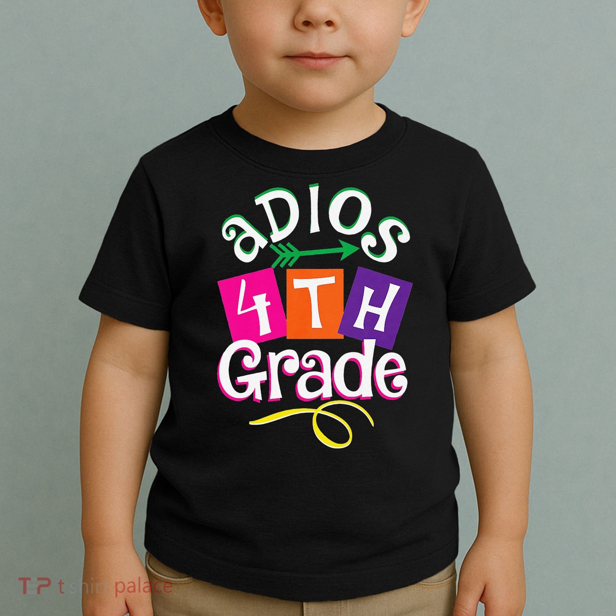 Last Day Of School Adios 4th Grade Graduation Premium Toddler T-Shirt