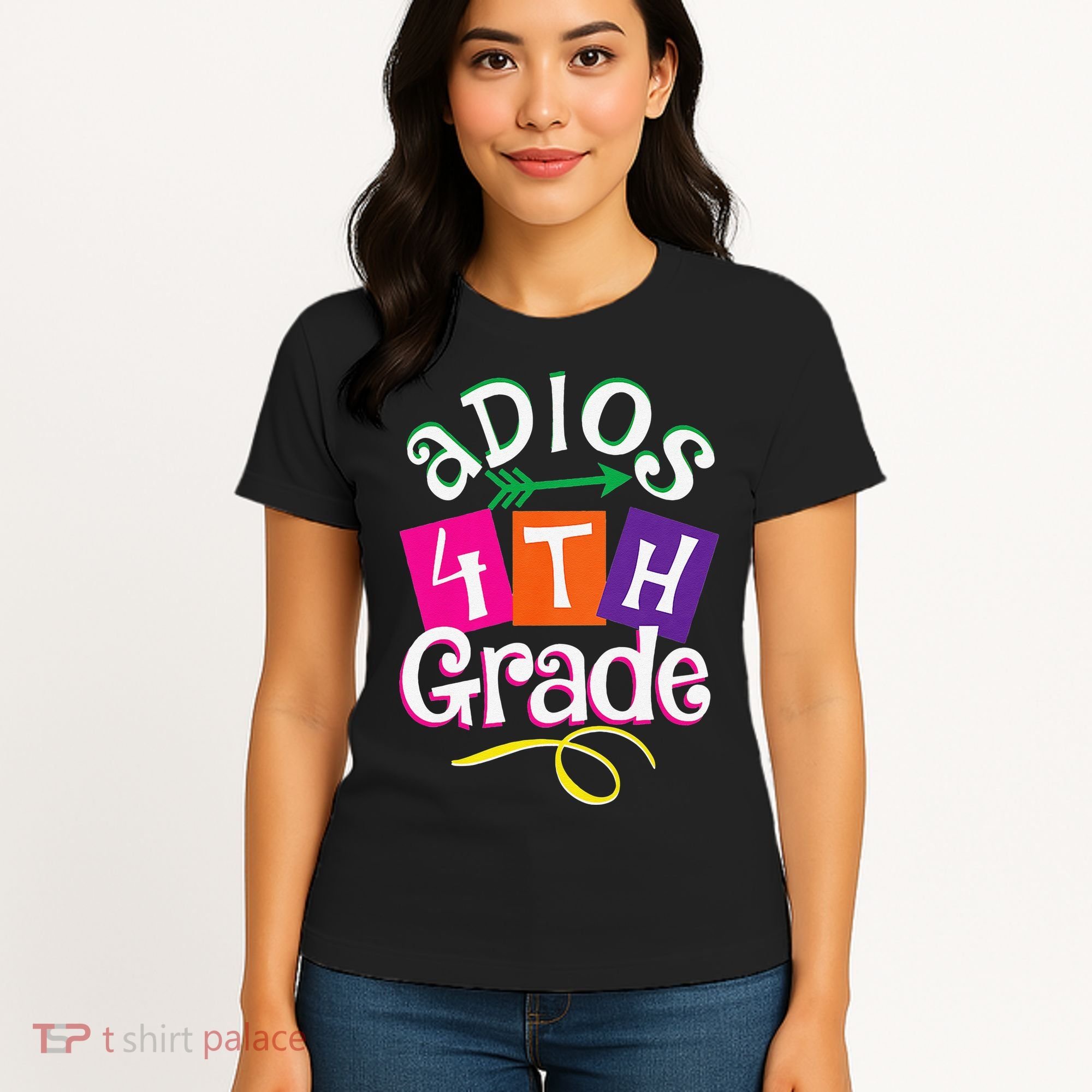 Last Day Of School Adios 4th Grade Graduation Premium Women's T-Shirt