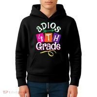 Last Day Of School Adios 4th Grade Graduation Premium Kids Hoodie thumb 4