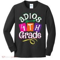 Last Day Of School Adios 4th Grade Graduation Premium Kids Long Sleeve Shirt thumb 0