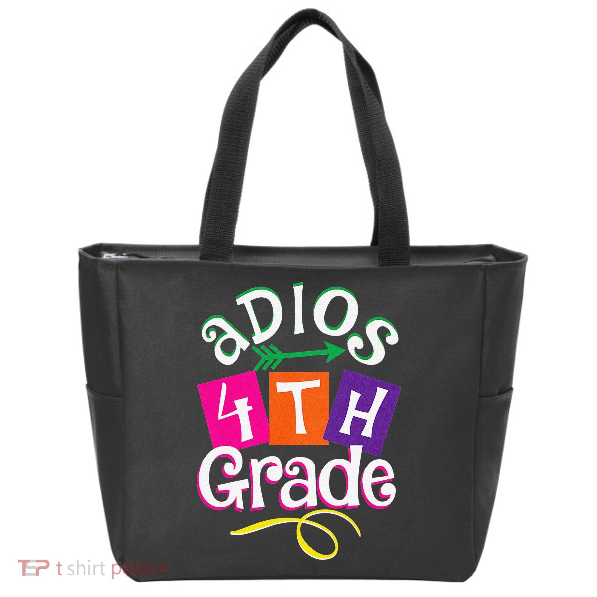 Last Day Of School Adios 4th Grade Graduation Premium Tote Bag