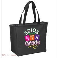 Last Day Of School Adios 4th Grade Graduation Premium Tote Bag thumb 2