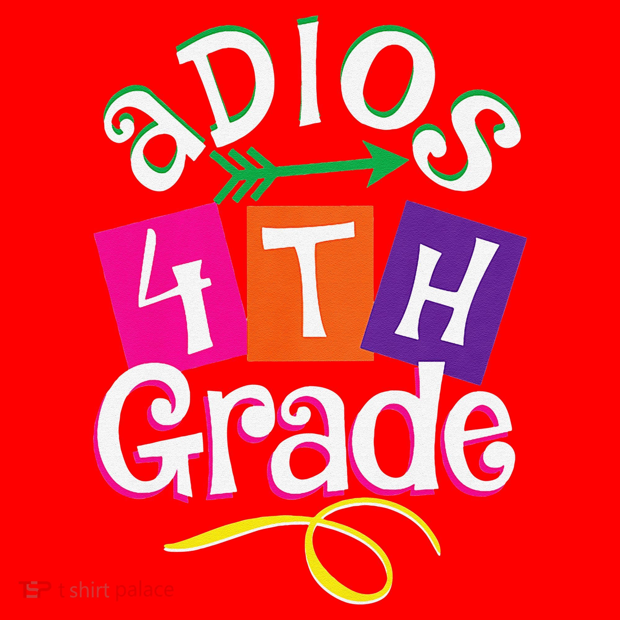 Last Day Of School Adios 4th Grade Graduation Premium Santa Hat