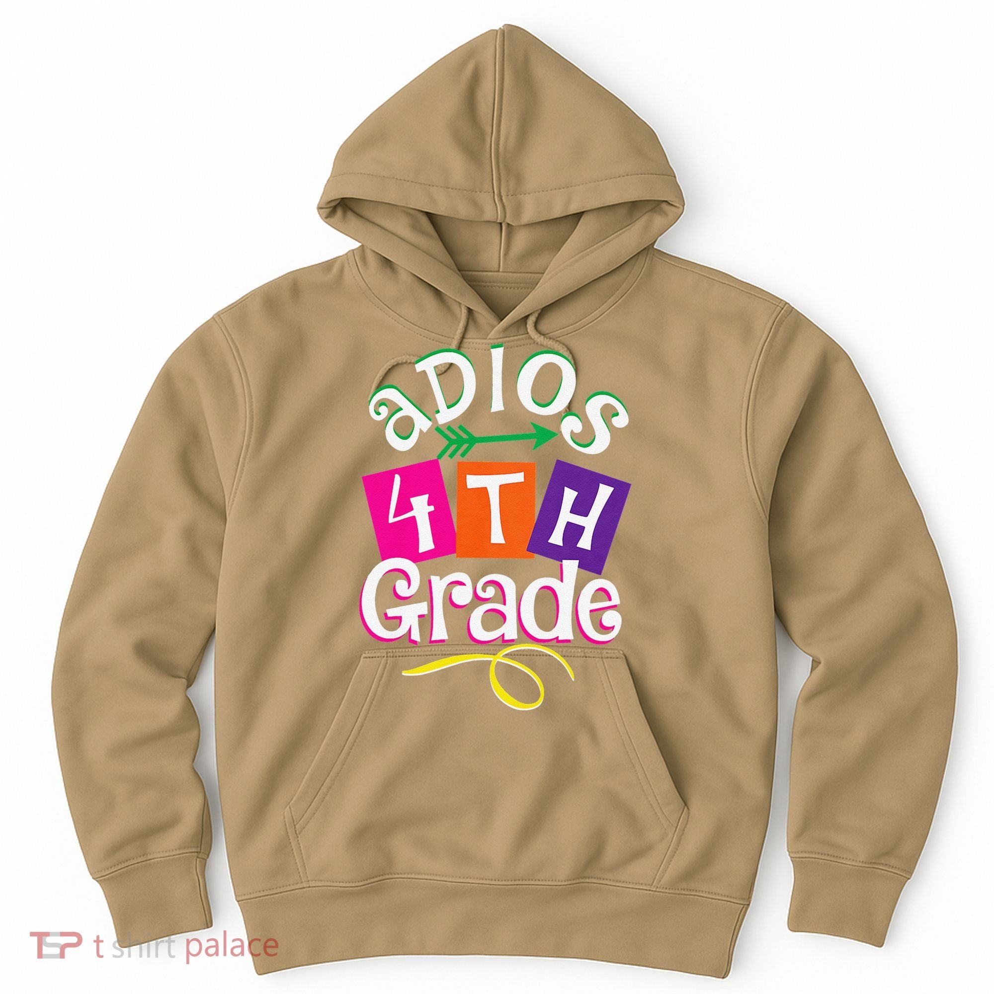 Last Day Of School Adios 4th Grade Graduation Premium Hoodie