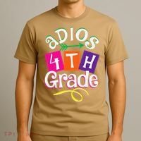 Last Day Of School Adios 4th Grade Graduation Premium T-Shirt thumb 3