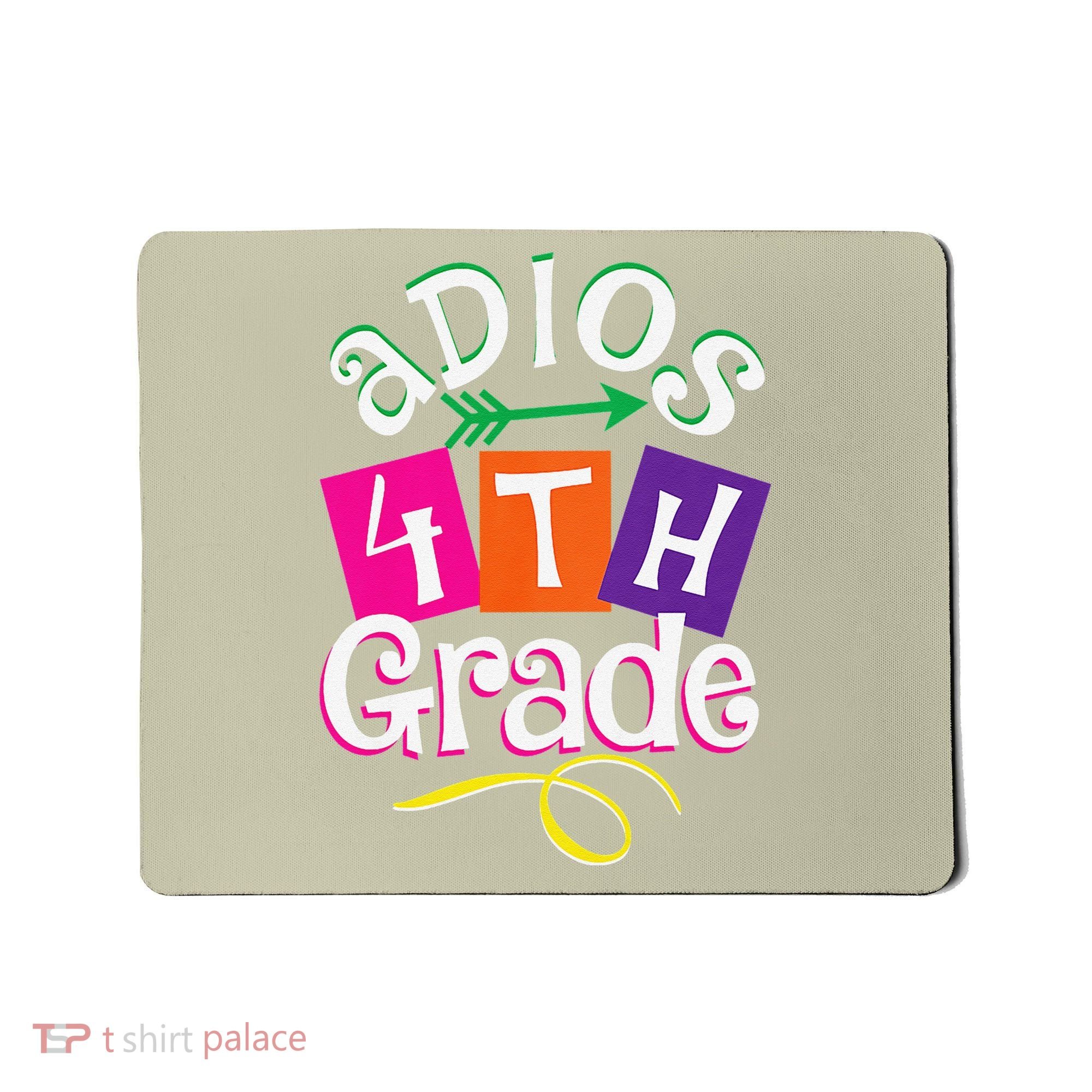 Last Day Of School Adios 4th Grade Graduation Premium Mousepad