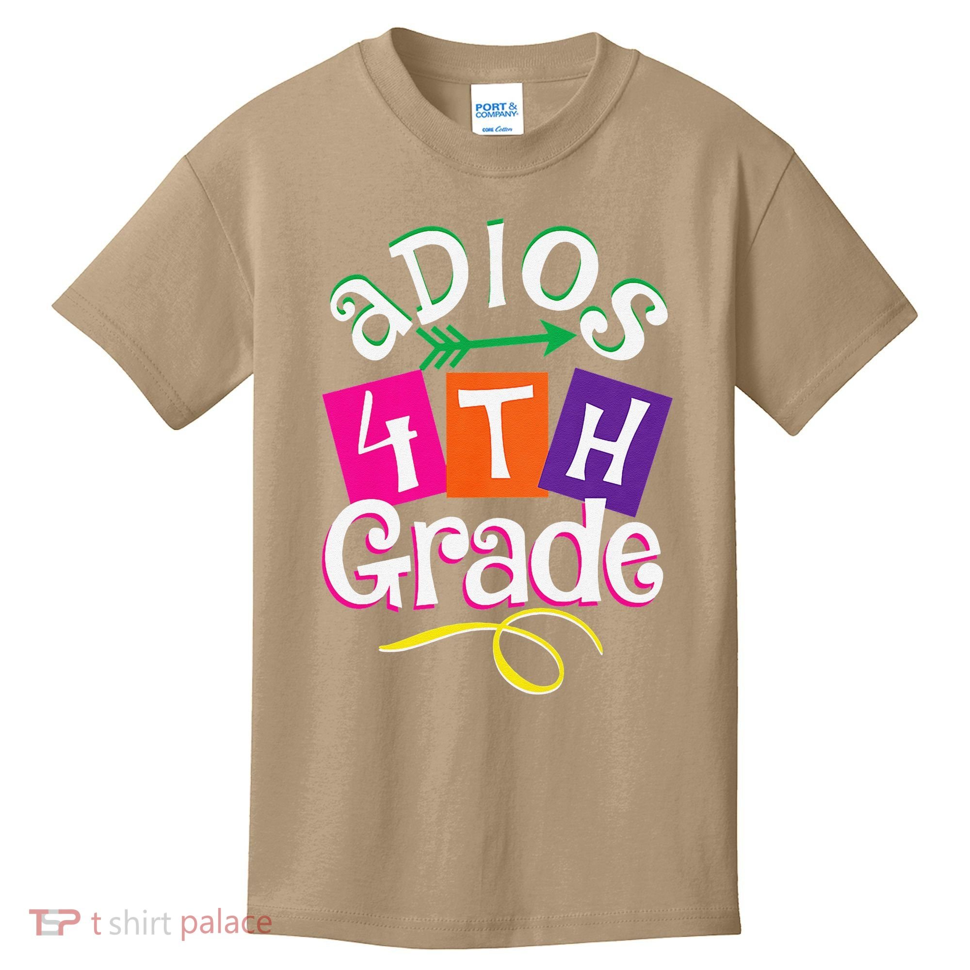 Last Day Of School Adios 4th Grade Graduation Premium Kids T-Shirt