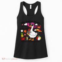 Last Day Of School Teacher Silly Goose Schools Out Summer Women's Tank Top thumb 0