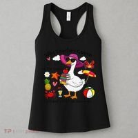 Last Day Of School Teacher Silly Goose Schools Out Summer Women's Tank Top thumb 3