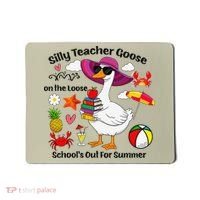 Last Day Of School Teacher Silly Goose Schools Out Summer Mousepad thumb 0