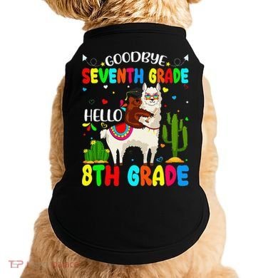 Last Day Of School Goodbye Seventh Grade Hello 8th Grade Doggie Tank